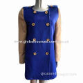 Ladies' woolen coat, body made of 20% angora and 80% others